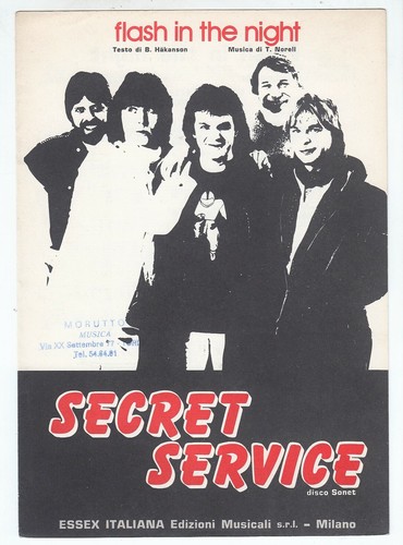Spartito secret service flash - secret,